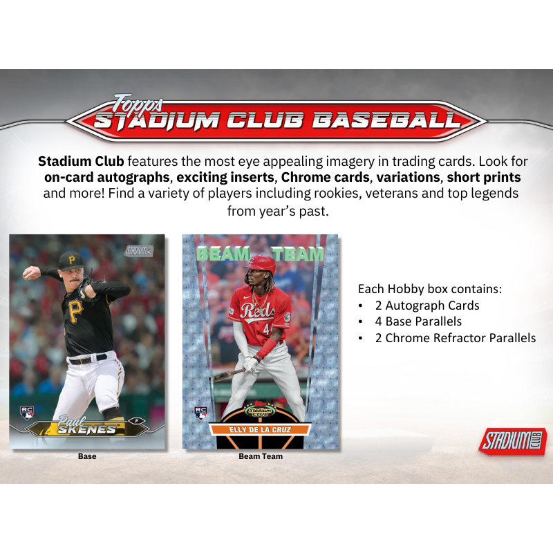 2024 Topps Stadium Club Baseball Hobby Box