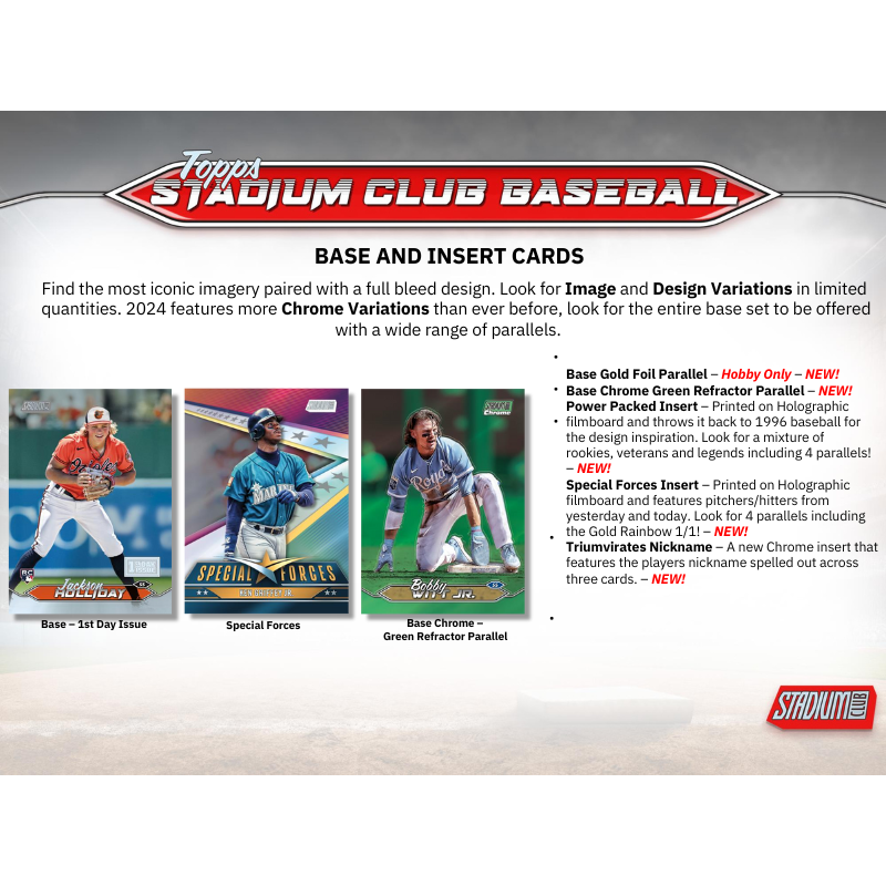 2024 Topps Stadium Club Baseball Hobby Box