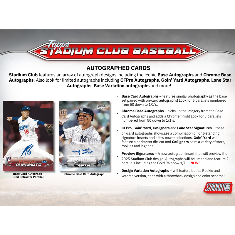 2024 Topps Stadium Club Baseball Hobby Box