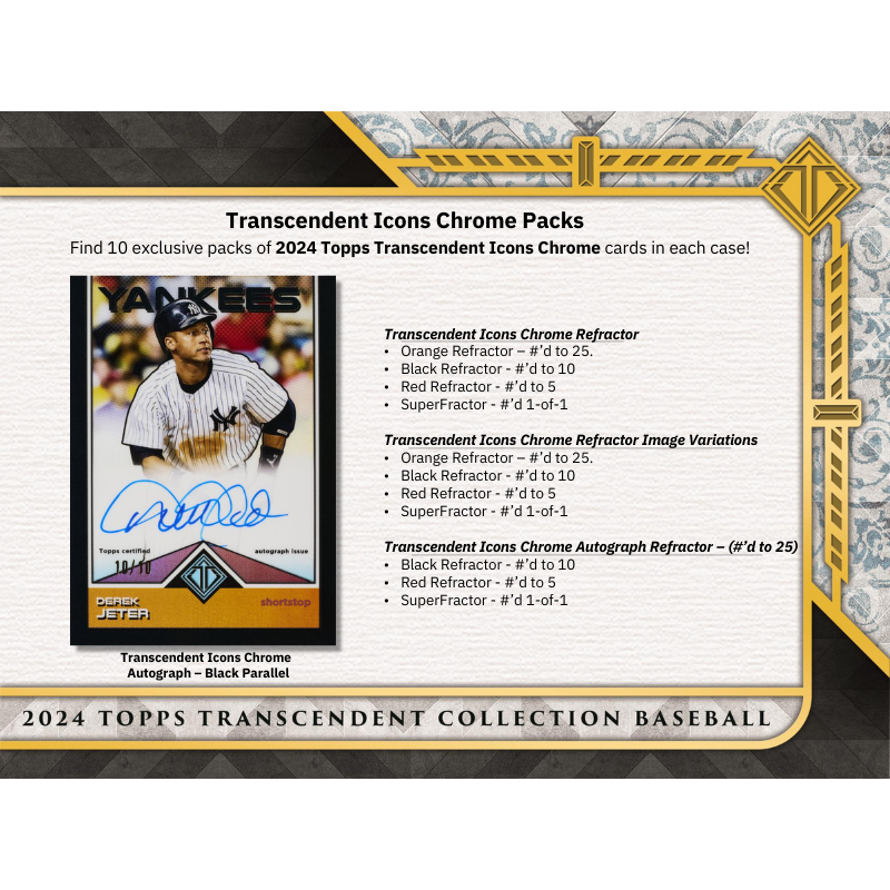 2024 Topps Transcendent Baseball Hobby Case