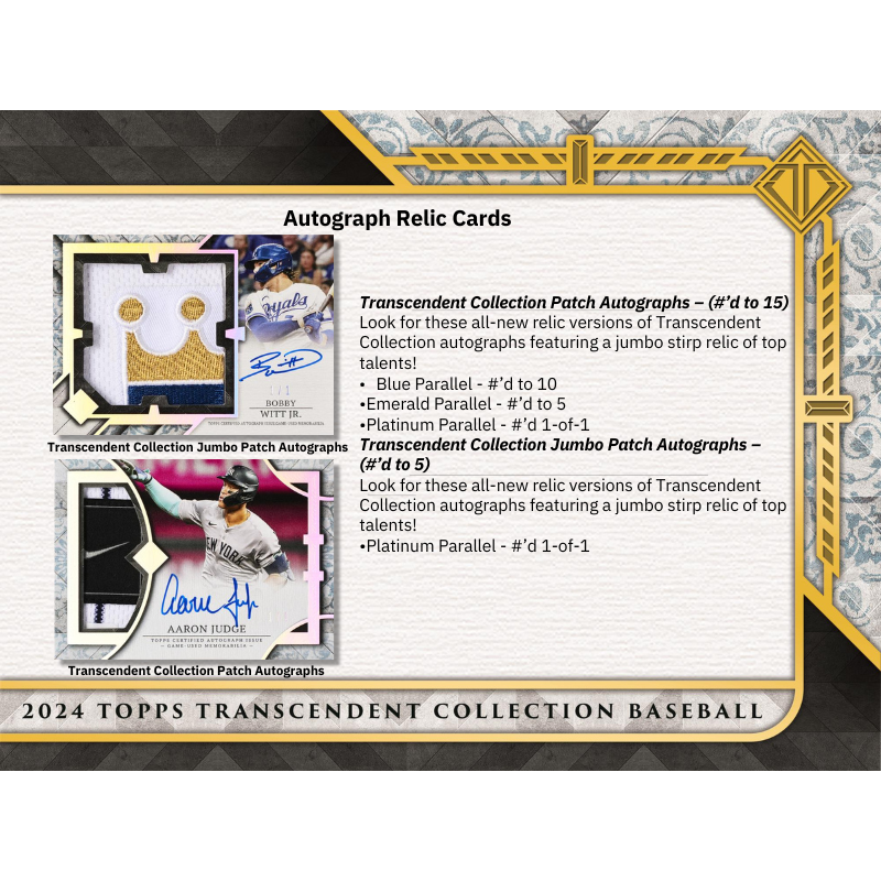 2024 Topps Transcendent Baseball Hobby Case