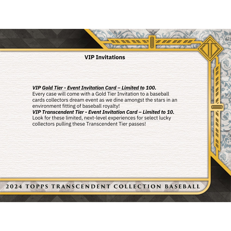 2024 Topps Transcendent Baseball Hobby Case